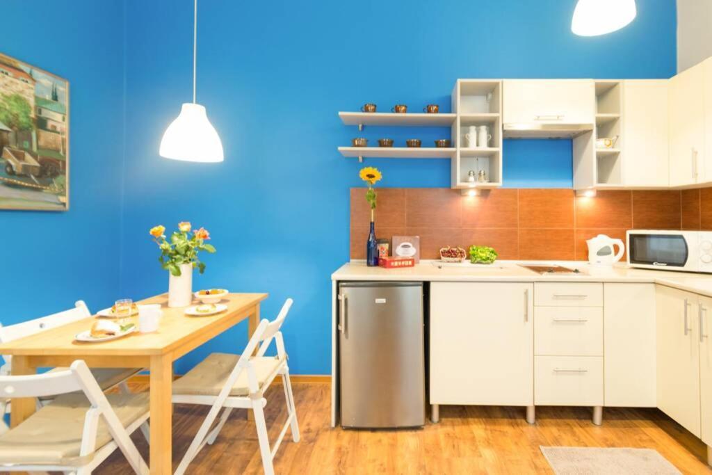 The Quiet Blue Home In The City Center! Krakow Luaran gambar
